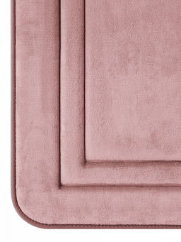 Коврик для ванной 55x80 лиловый полиэстер 100%