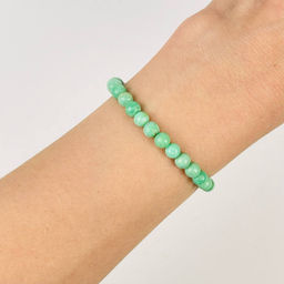 Браслет из Хризопраза 17 см