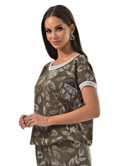 Блузон с анималистическим принтом - А+б коллекция фото 22