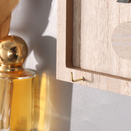 Настенные крючки декоративные Ветки монстеры в вазе, дерево, 2.5?19.5?19.5 см