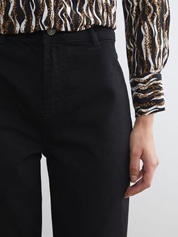 Wideleg Kad?n Jean Pantolon