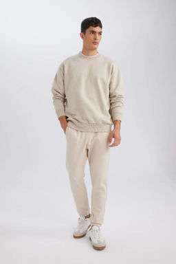 Фланелевые толстые спортивные штаны стандартной посадки с карманами и эластичными штанинами