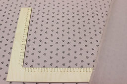 Плательный хлопок Милена цв.бледный серо-лиловый, ш.1.48м, хлопок-100%, 115гр/м.кв - Купава фото 2