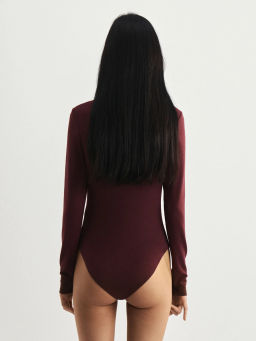 Боди с длинным рукавом из вискозы ZR2609013403-79 / Zarina