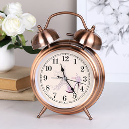 Будильник 13,5х6,5х20 см / 672-1 /уп 40/