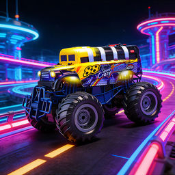 Машина "Монстр автобус" р/у, 27 MHz, в коробке