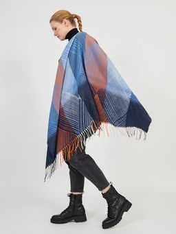 Большой  платок в стиле арт-деко в составе шерсть - Tantino фото 3