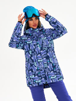 Женская горнолыжная сноубордическая куртка Alpha Endless Ultra Chaleur SNB 423/316_5 Разноцветный  фото 5