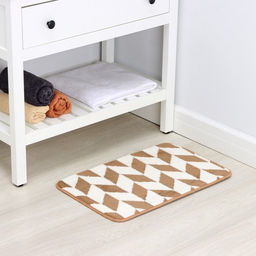 Коврик для ванной и туалета Доляна Ралли, 40?60 см, коричневый  фото 2