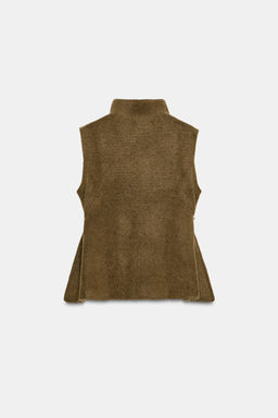 ASYMMETRIC KNIT TOP WITH SIDE APPLIQU_S - Zara фото 7