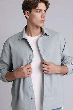 Boxy Fit Uzun kollu G_mlek