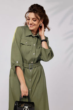 Платье LADY SECRET 3768 оливковый
