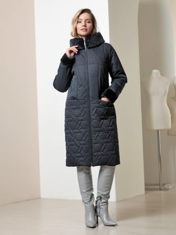 25402 Пальто т.синий - Dizzyway фото 2