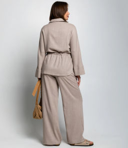 Костюм #ОКТ215002, бежевый - Dommod фото 4