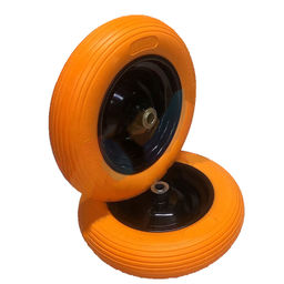 Колесо пенополиуретан 13"*3,50-8/20мм MAWIPRO PU1420 оранж.