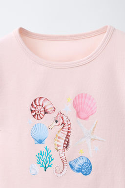 CAMISETA ESTAMPADO / Rosa - Zara фото 3
