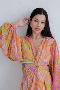 Платье оригинального кроя с драпировкой по лифу - Martichelli фото 3