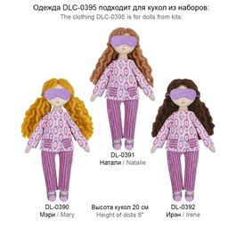 Набор для шитья Miadolla DLC-0395 Одежда для куклы. Пижамный комплект - Blitz фото 5