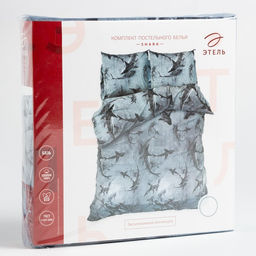 Постельное белье Этель 2 сп Shark 175*215 см, 200*220 см, 70*70 см -2 шт, бязь  фото 5