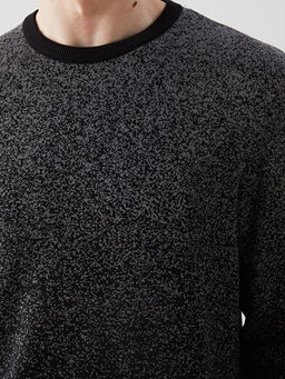 Bisiklet Yaka Erkek Triko Kazak