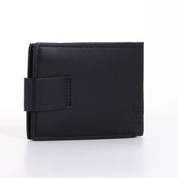 Портмоне мужское на магните, чёрное