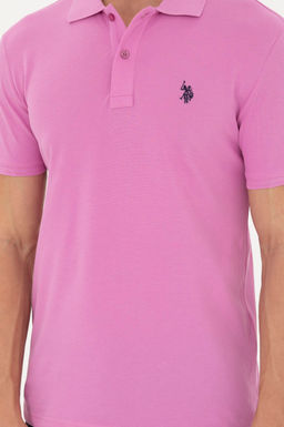 Мужская фиолетовая базовая футболка Неожиданная скидка в корзине - U.s. polo assn фото 6