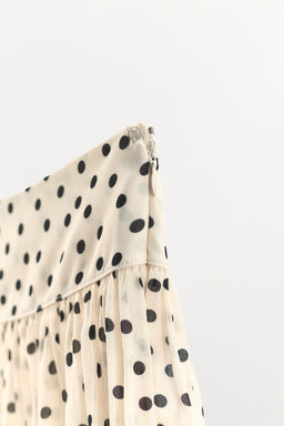 SHORTS BOMBACHO ESTAMPADO LUNARES / Crudo - Zara фото 6