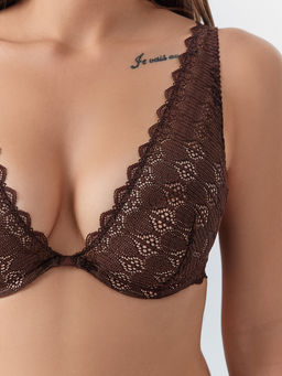 Бюстгальтер женский t-shirt коричневый - Mark formelle фото 4