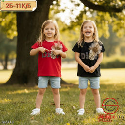 Футболка для девочки с цветком