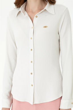 U. S. Polo Assn Женская трикотажная рубашка с камнями - U.s. polo assn фото 6