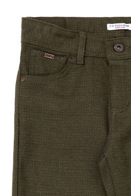 Брюки цвета хаки для мальчиков из парусины - U.s. polo assn фото 7
