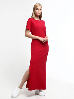 Платье из  трикотажного полотна стрейч - F5 фото 2