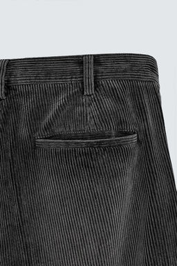 RELAXED FIT CORDUROY TROUSERS - Zara фото 10