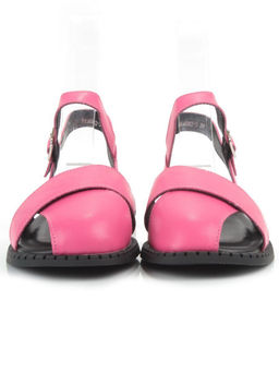 08-PEAG82-3 DK. PINK Босоножки женские (натуральная кожа)