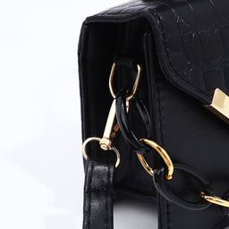 Сумка мессенджер на магните, цвет чёрный - Simaland фото 6