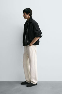 TEXTURED TWILL JACKET - Zara фото 4