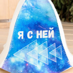 Шапка для бани Я с ней - Добропаровъ фото 2