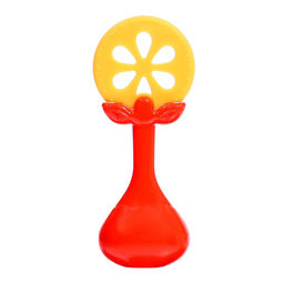 Погремушки с прорезывателями для зубов «Фруктики. Апельсин», набор 4 шт.