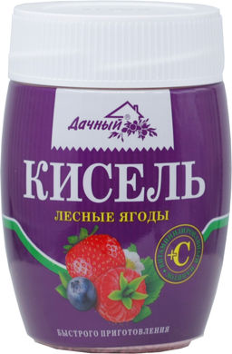Вокруг света. Дачный кисель. Лесные ягоды 300 гр. пласт.банка