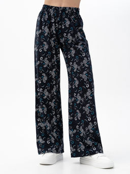 Брюки жен.арт.1135/1-5,черно-бирюзовые - Binita фото 3