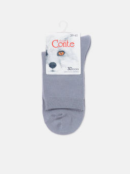Цена за 2 пары. Носки Короткие CONTE 3DSOCKS Носки женские серый - Conte elegant фото 7