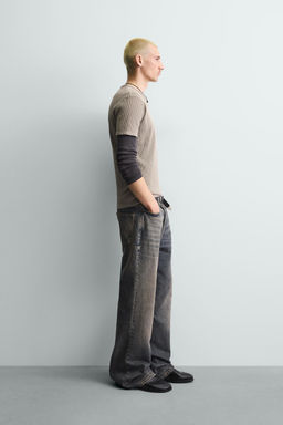 CAMISETA PUNTO SLIM FIT ESTRUCTURA / Arena - Zara фото 4