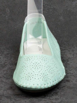 07-PDXL49-2 GREEN Балетки (натуральная кожа)