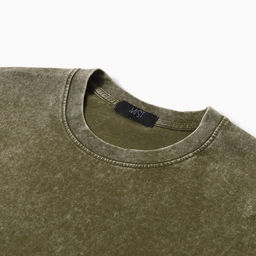 Футболка мужская MIST из вареного хлопка, зеленый, р-р L