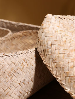 Набор плетёных корзин «Энди», 28.5×28.5×18.5 см