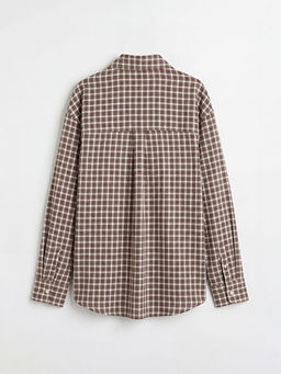 Ekose Poplin K?z ?ocuk G?mlek