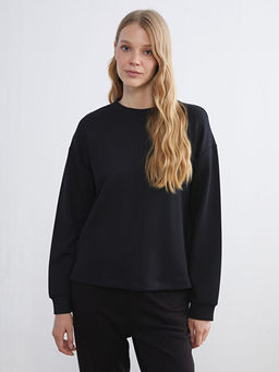 Bisiklet Yaka Kad?n Sweatshirt