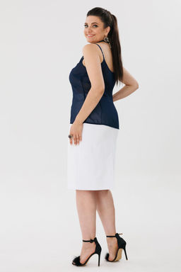 Юбка ANELLI 1410 белоснежность  фото 4