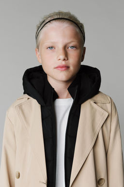 NEOPRENE-EFFECT SLEEVE PADDED JACKET - Zara фото 9