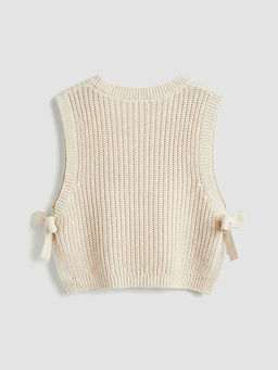 Bisiklet Yaka K?z Bebek Triko S?veter